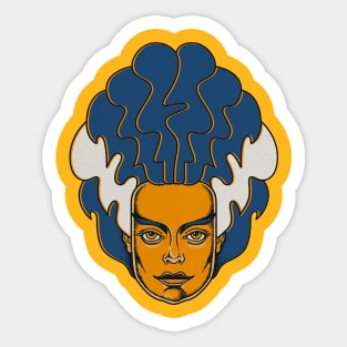 Yellow Bride Sticker